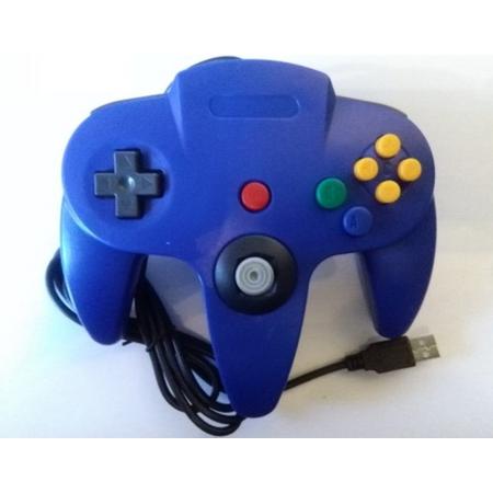 N64 USB Controller - Blauw