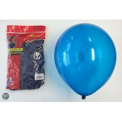 Ballonnen 30cm deco kristal marineblauw