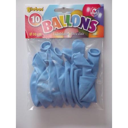 Ballonnen Licht Blauw 10 stuks