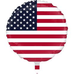 Folieballon 45cm vlag Amerika