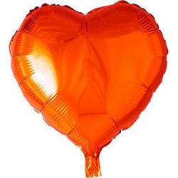 Globos Folieballon Hartvorm 45 Cm Oranje