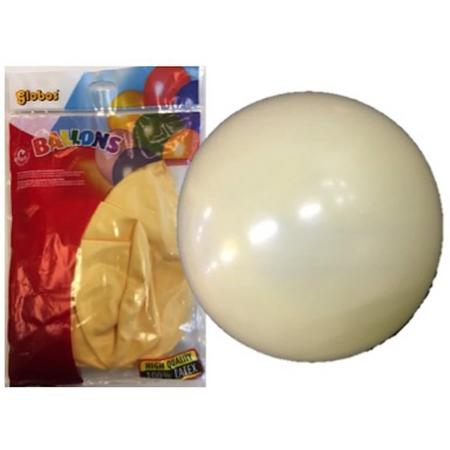 Megaballonnen 90 cm Ivoor 6 stuks