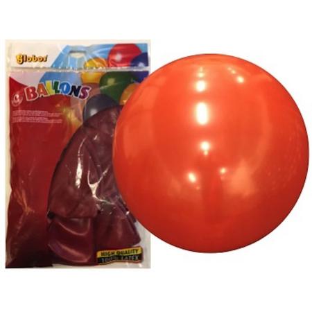 Megaballonnen 90 cm doorsnede Rood 6 stuks