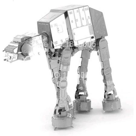 3D Puzzel Metaal - Star Wars AT AT - Metal Puzzle  Model Kit Schaal Bouw