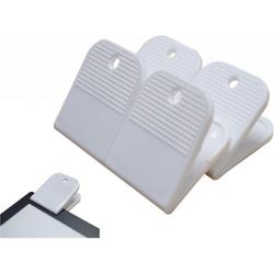 Lightpad Clips, set van 4 stuks, voor A5 / A4 /A3 / A2 / A1 maat LED licht Lichtbak / Tekentafel / Lichttafel / Lichtbox / Lightbox, wit , merk i12Cover