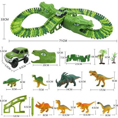 iBello Dinosaurus racebaan met dinosaurusfiguren