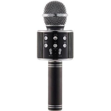 iBello Draadloze Karaoke microfoon zwart - Bluetooth - Geschikt voor Android & iOS