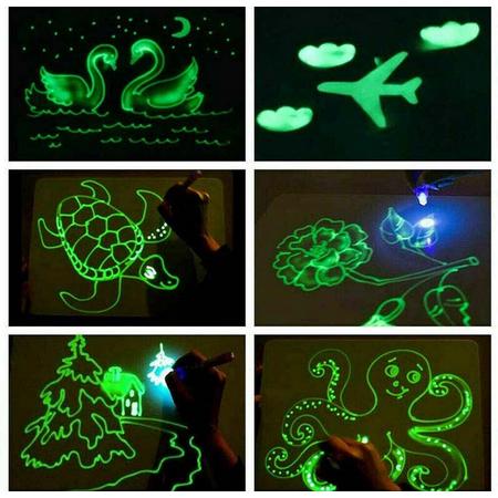 iBello Glow In The Dark tekenbord AA formaat