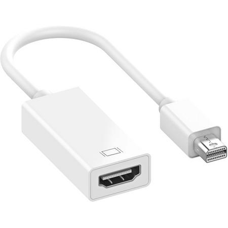 Snelle Mini Displayport / Thunderbolt naar HDMI Female Kabel Adapater  - Geschikt voor Alle Apple MacBook Pro en Air (2017 / 2015)