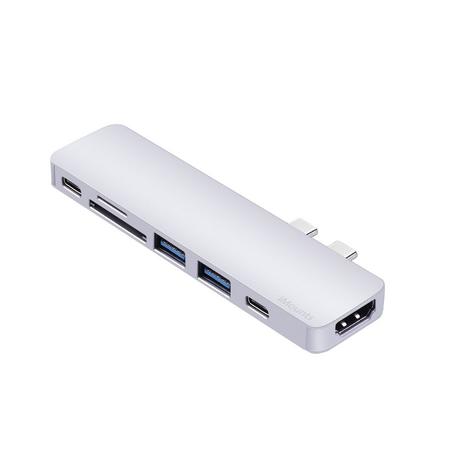 Macbook USB-C hub/adapter - HDMI - Silver