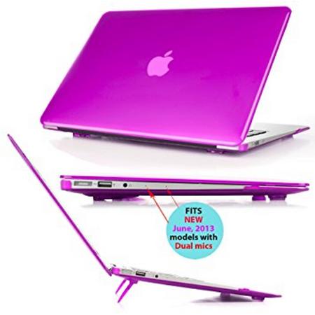 Ice-Satin Case Cover Hard Shell Apple MacBook Air 11.6 inch - Paars