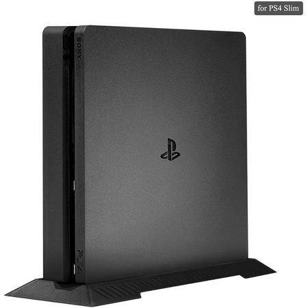 Verticale Playstation 4 slim standaard - Verticale dock PS4 - Zwart