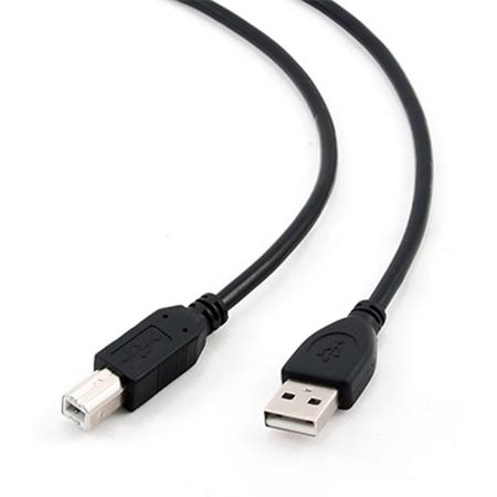 iggual USB 2.0 A - USB 2.0 B, 1.8m 1.8m USB A USB B Mannelijk Mannelijk Zwart USB-kabel