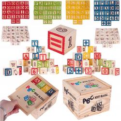 Ilso houten bouwblokken - letters - cijfers - dieren - alfabet - duurzaam