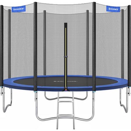 Trampoline Mita PRO - 366 cm - Met veiligheidsnet & ladder - Blauw - Rond - Tuin - tot 150 kg belasting