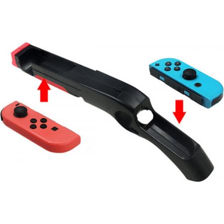 Game Gun voor Nintendo switch Joy-con controller – Nintendo switch Game wapen - Zwart