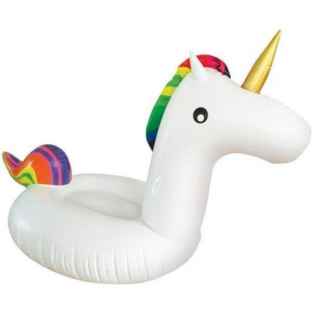 XXL Opblaasbare unicorn - Inflatable - Opblaasbaar - Waterspeelgoed - Eenhoorn - 275 x 140 cm - Luchtbed