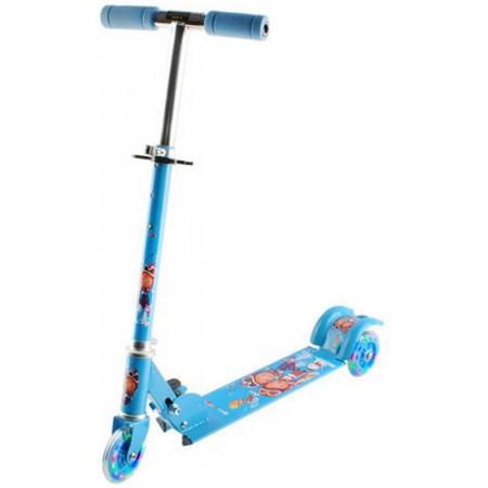 opvouwbare step-scooter jongens en meisjes blauw