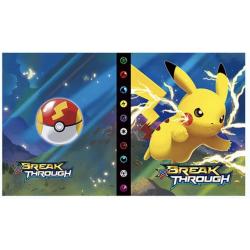 Pokemon verzamelmap - Pokémon verzamelmap - 240 kaarten  - pokemon - verzamelmap - A5 formaat  - cadeau - blauw groen