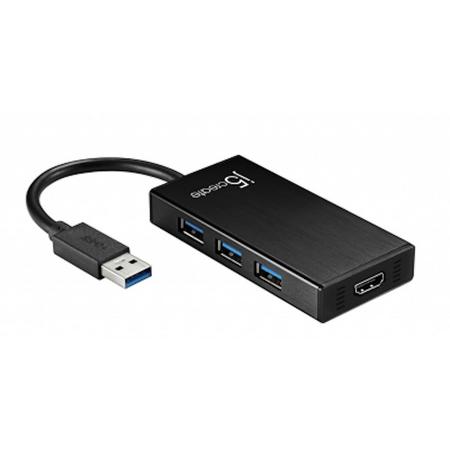 j5create USB 3.0 Multi adapter HDMI & 3-port HUB