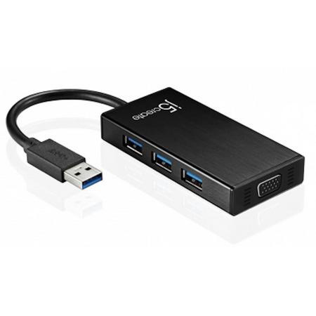 j5create USB 3.0 Multi adapter VGA & 3-port HUB
