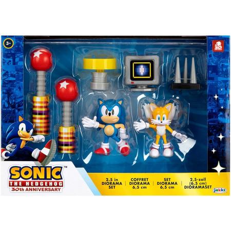 Sonic The Hedgehog 30th Anniversary Diorama Set