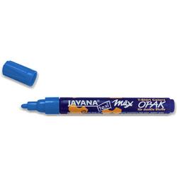 Javana Texi Max - Blauwe textiel stift - 2 - 4 mm punt
