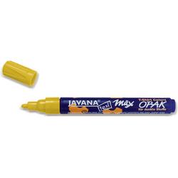 Javana Texi Max - Gele textiel stift - 2 - 4 mm punt