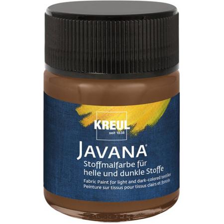 Javana bruine textielverf 50ml – Voor licht en donker gekleurd textiel