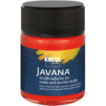Javana rode textielverf 50ml – Voor licht en donker gekleurd textiel