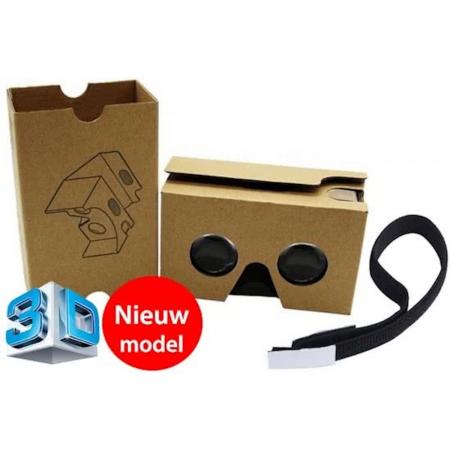 Joitech® - De Nieuwste Versie Van De (Google) Cardboard V2 Inclusief Hoofdband / Virtual Reality 3D bril!