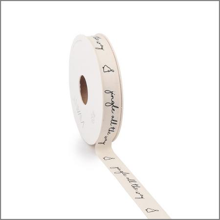 Kerst Lint - Jingle all the way - 15 meter x 20 mm