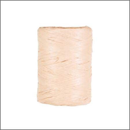 Luxe Cadeaulint - Raffia Lint - Paper Lint - Nude - 100 meter - 5mm - Hobbylint - Versierlint - Papier
