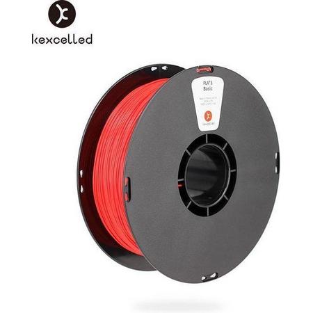 kexcelled-PLA-1.75mm-rood/red- LET OP! 500g (0,5kg)-3d printing filament