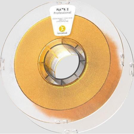 kexcelled-PLA-K5- sparkle-1.75mm-YLW - sparkle geel/sparkle yellow -1000g(1kg)-3d printing filament