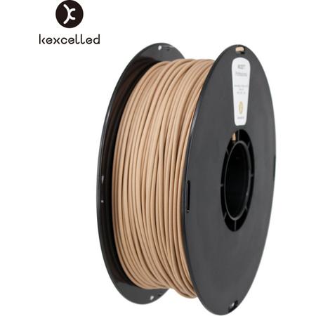 kexcelled-wood PLA-1.75mm-yellow/geel-1000g(1kg)-3d printing filament