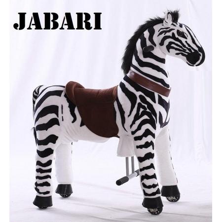 Kids-Horse Animal Riding, rijdend speelgoed zebra, zwart/wit gestreept 4-9 jaar, Kids-Horse 