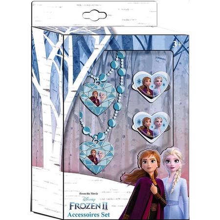 Kids Licensing Sieraden Frozen 2 Meisjes Blauw/wit 4-delig