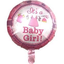 Ballon geboorte meisje, 18 inch kindercrea