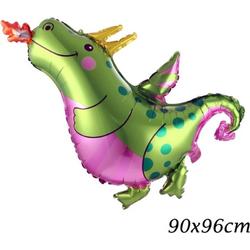 Folieballon Dino , dinosaurus, draak  90x96cm kindercrea