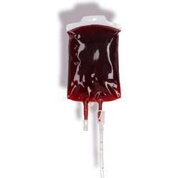 Halloween bloed transfusiezak, nepbloed, Kindercrea