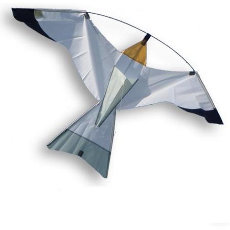 Didak Kites Zilveren Vogel Vlieger - 55x90 Cm