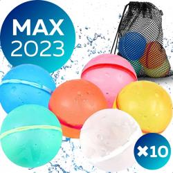 kwali.® Herbruikbare Waterballonnen Pro - 10 stuks - Incl. Eboek Met 10 Spel Ideeën Voor een Onvergetelijke Zomer