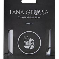 Lana Grossa Verwisselbare Kabel Vario staal 60 cm  (voor verwisselbare naalden)