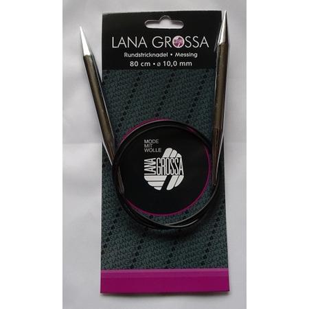 Rondbreinaald Lana Grossa Messing 10,0 mm 80 cm