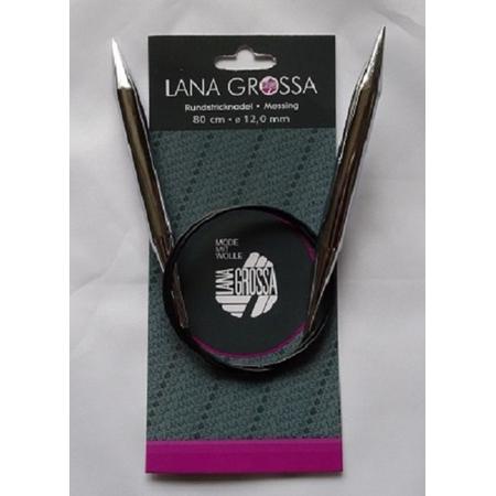 Rondbreinaald Lana Grossa Messing 12,0 mm 80 cm