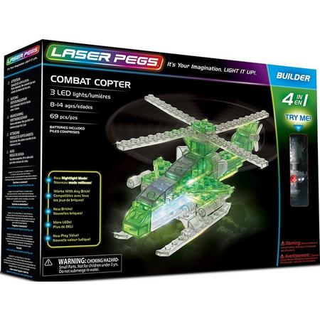 Helicopter Laser Pegs 4 in 1