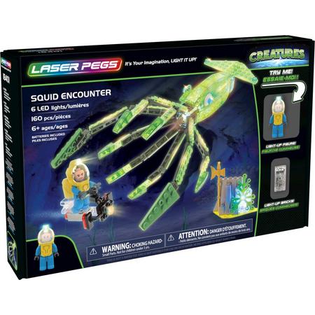 Laser Pegs Creatures Inktvis - Constructiespeelgoed