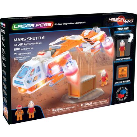 Laser Pegs Mission Mars Shuttle - Constructiespeelgoed
