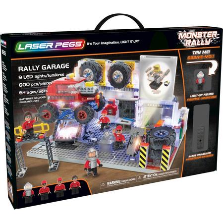 Laser Pegs Monster Truck Monster Rally Garage - Constructiespeelgoed